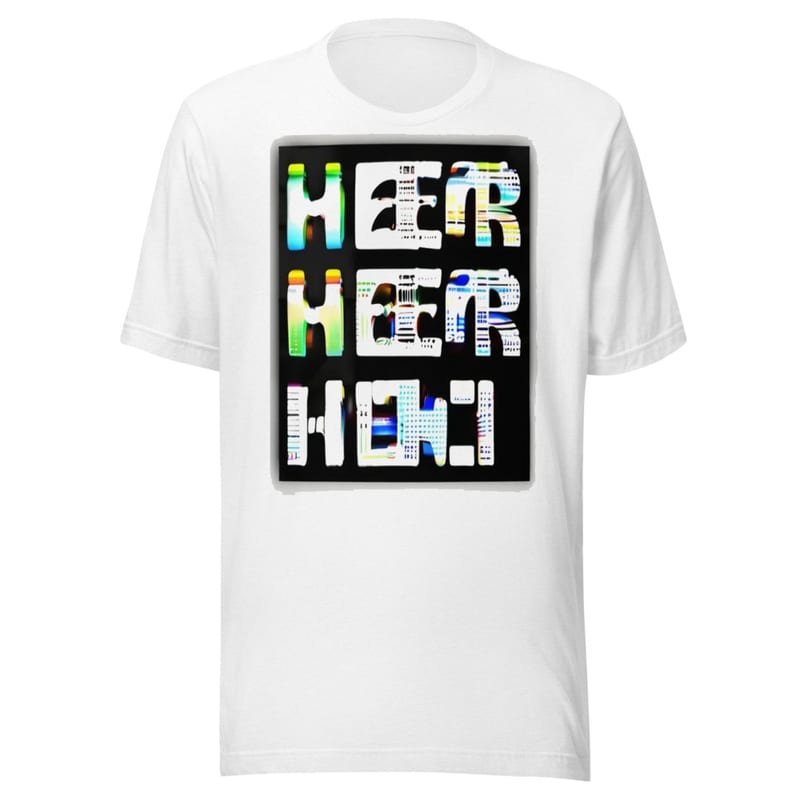 Late Niveau De — white front — Tshirt Maison