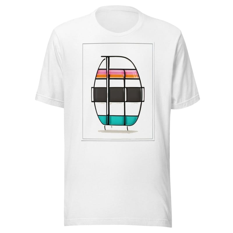 Late Vache — white front — Tshirt Maison