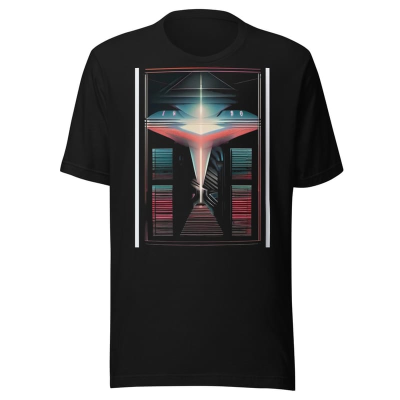 Le Courrier State — black front — Tshirt Maison